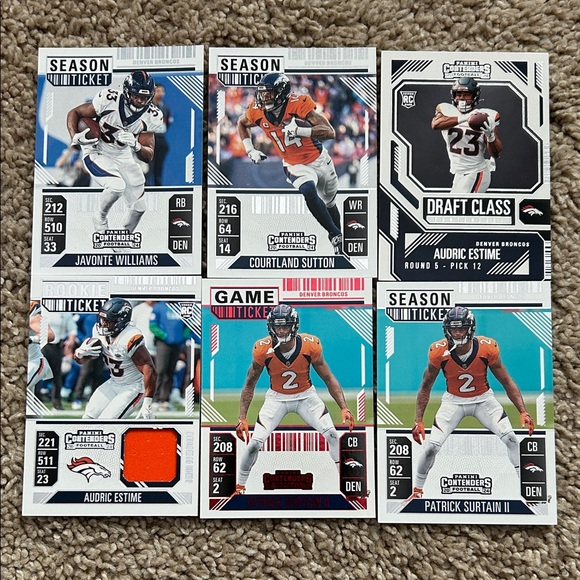 Denver Broncos Football Trading Cards Set - Picture 1 of 2